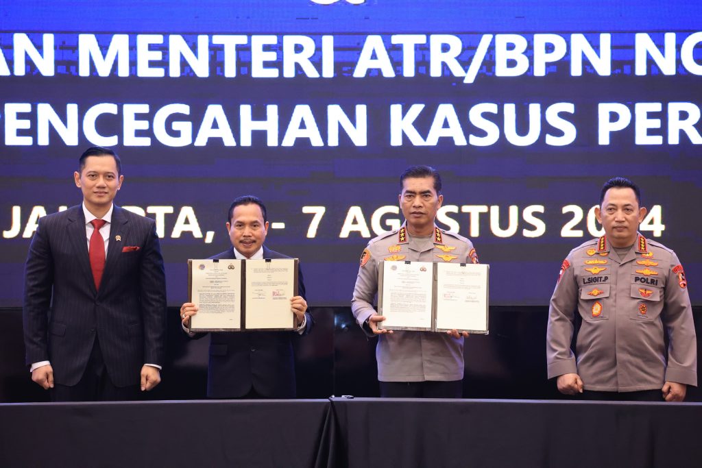 Polri dan Menteri ATR/BPN Perkuat Sinergitas Pemberantasan Mafia Tanah